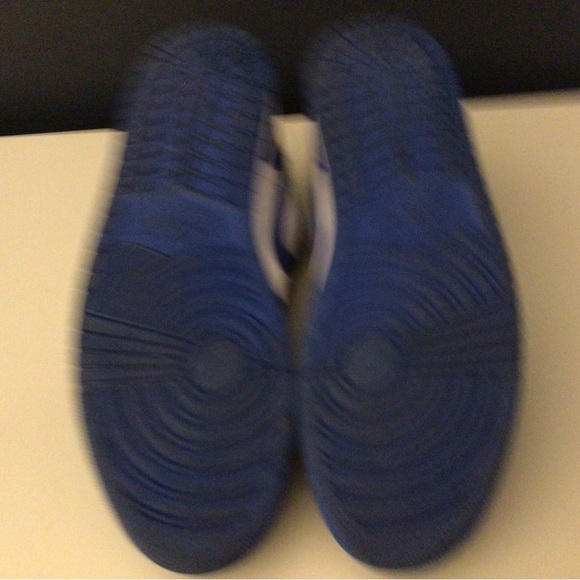 Nike Air Jordan 1 Low. Size 16. Excellent used condition. White, blue & black. - Picture 6 of 8